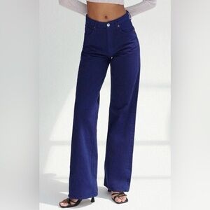Zara blue high waisted jeans, size 4